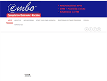 Tablet Screenshot of emboindia.com
